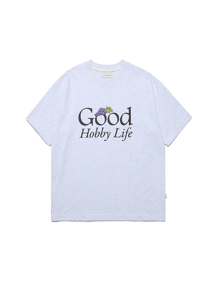 GOOD HOBBY LIFE TEE_GRAPE